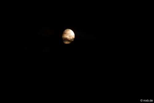 Mond über der Oberpfalz - 18. August 2021